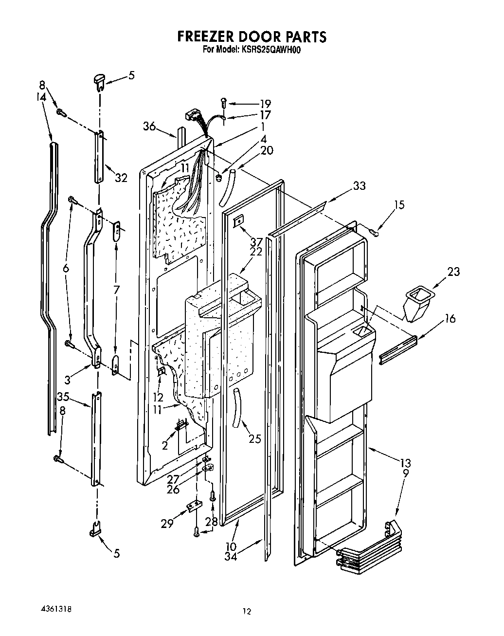 08 - FREEZER DOOR