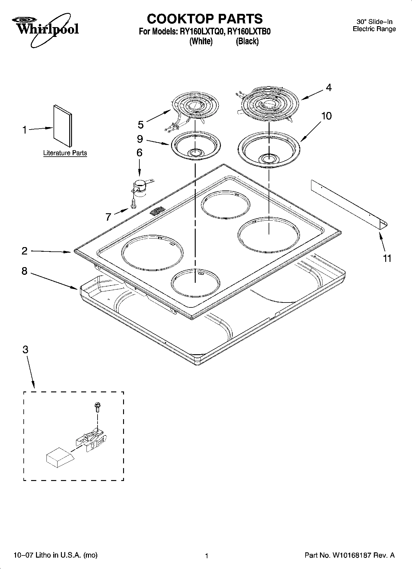 01 - COOKTOP PARTS