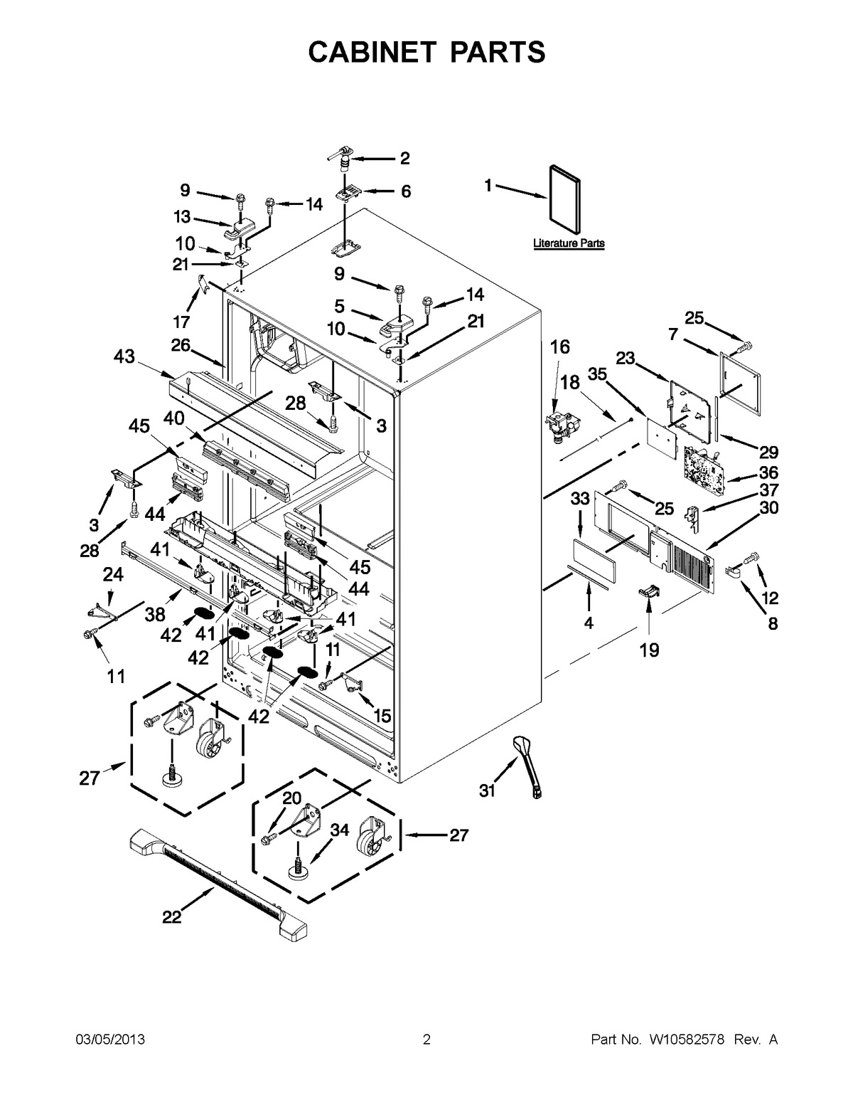 01 - CABINET PARTS