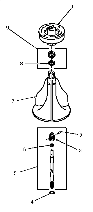 04 - AGITATOR, SHAFT & FABRIC SOFTENER DISP