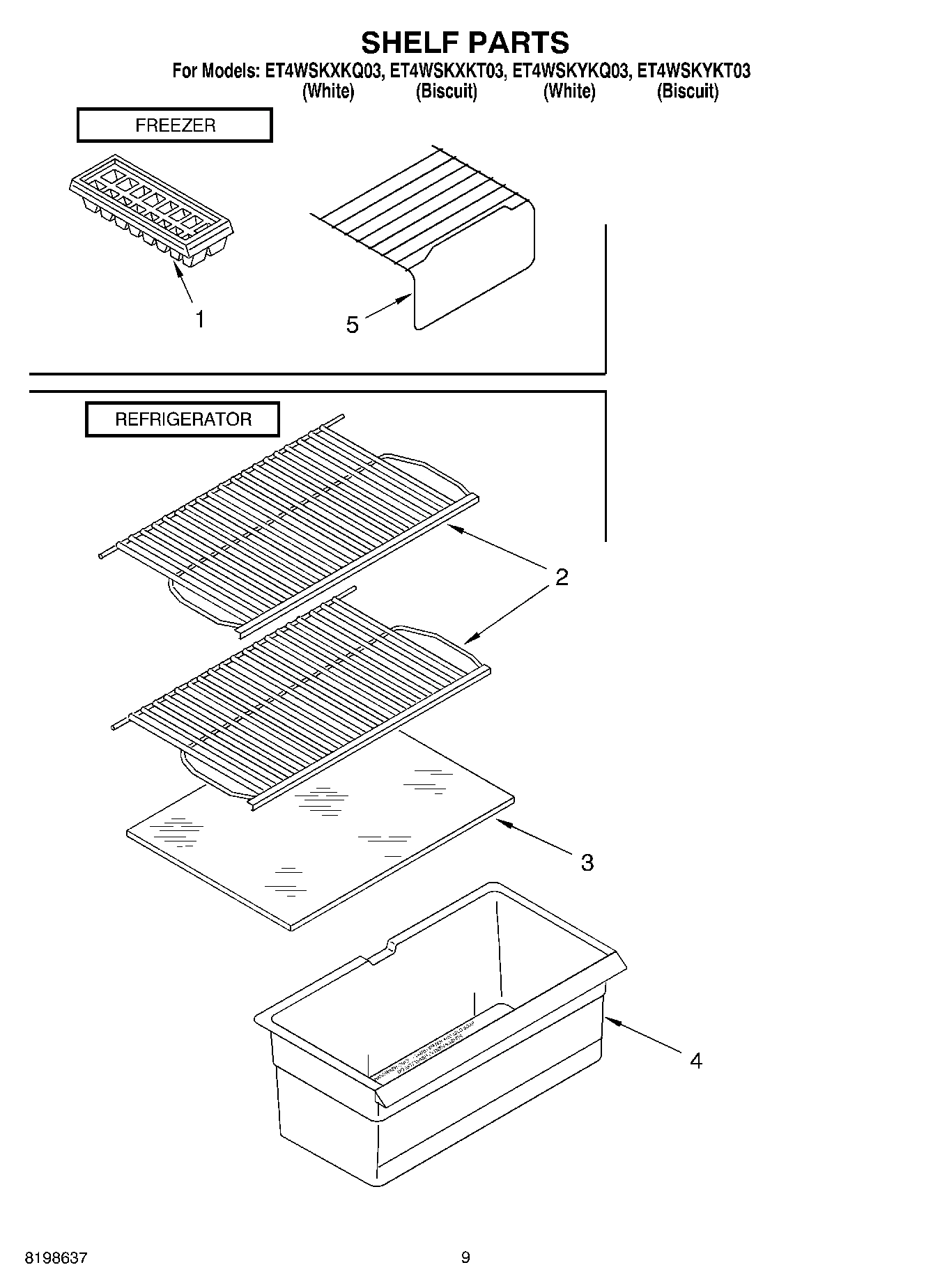 05 - SHELF PARTS, LITERATURE AND OPTIONAL PARTS