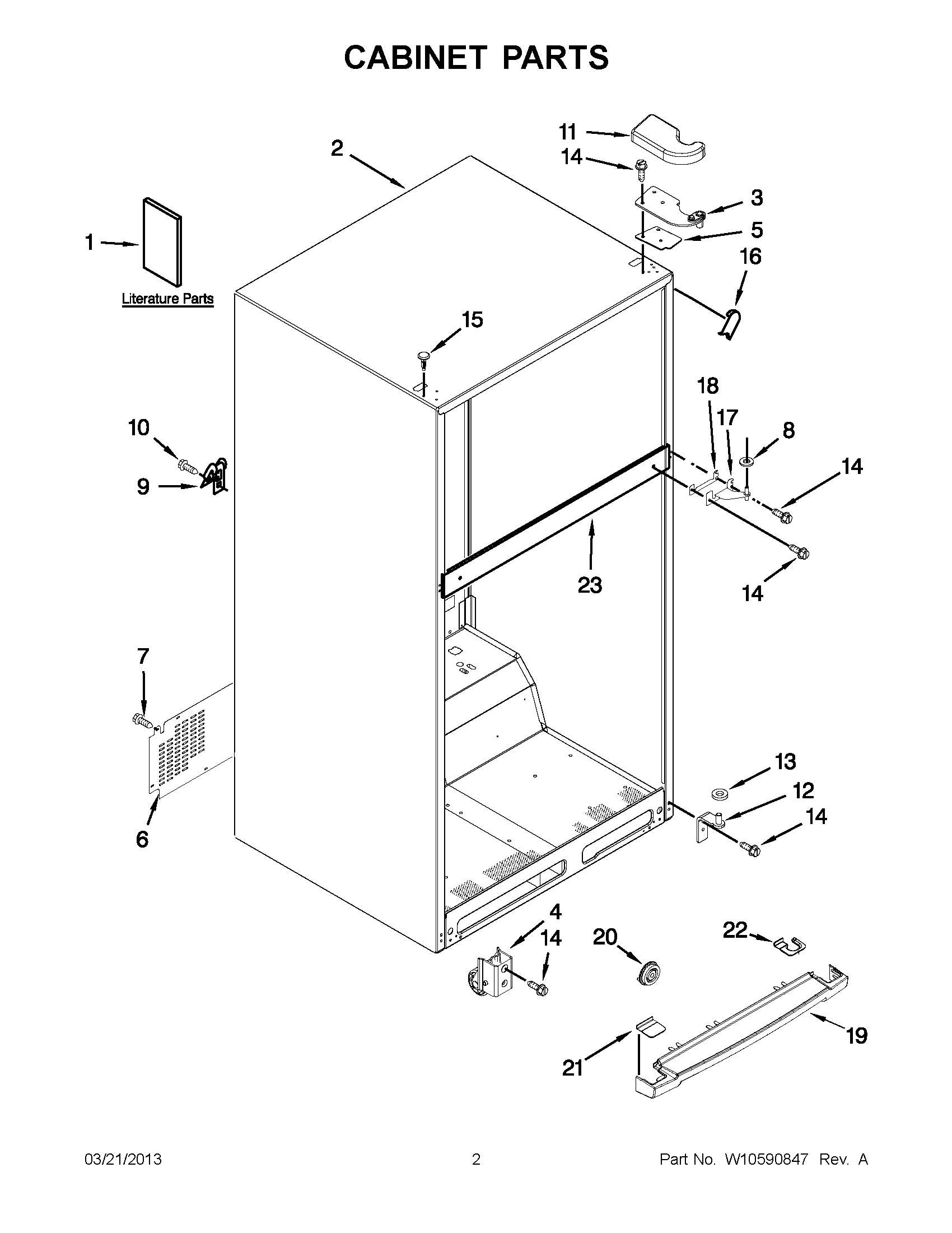 01 - CABINET PARTS