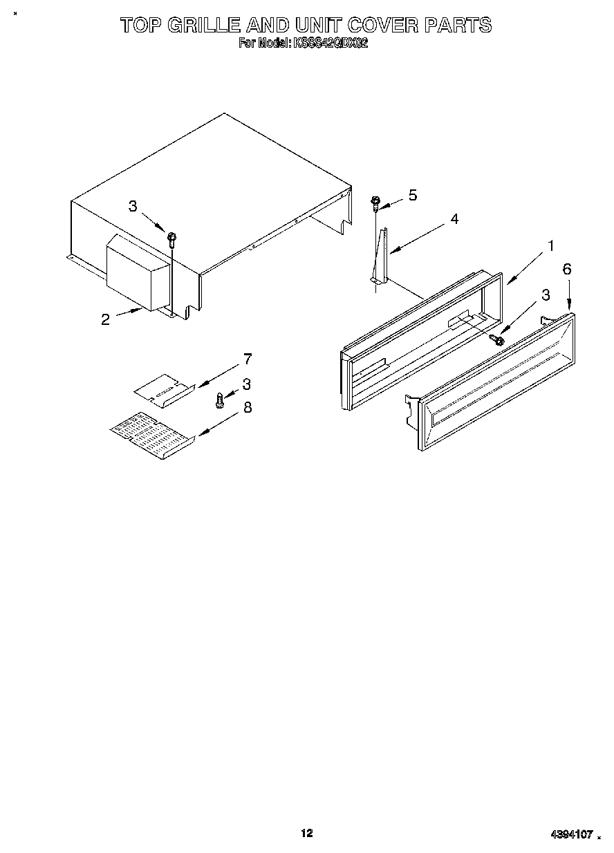 09 - TOP GRILLE AND UNIT COVER