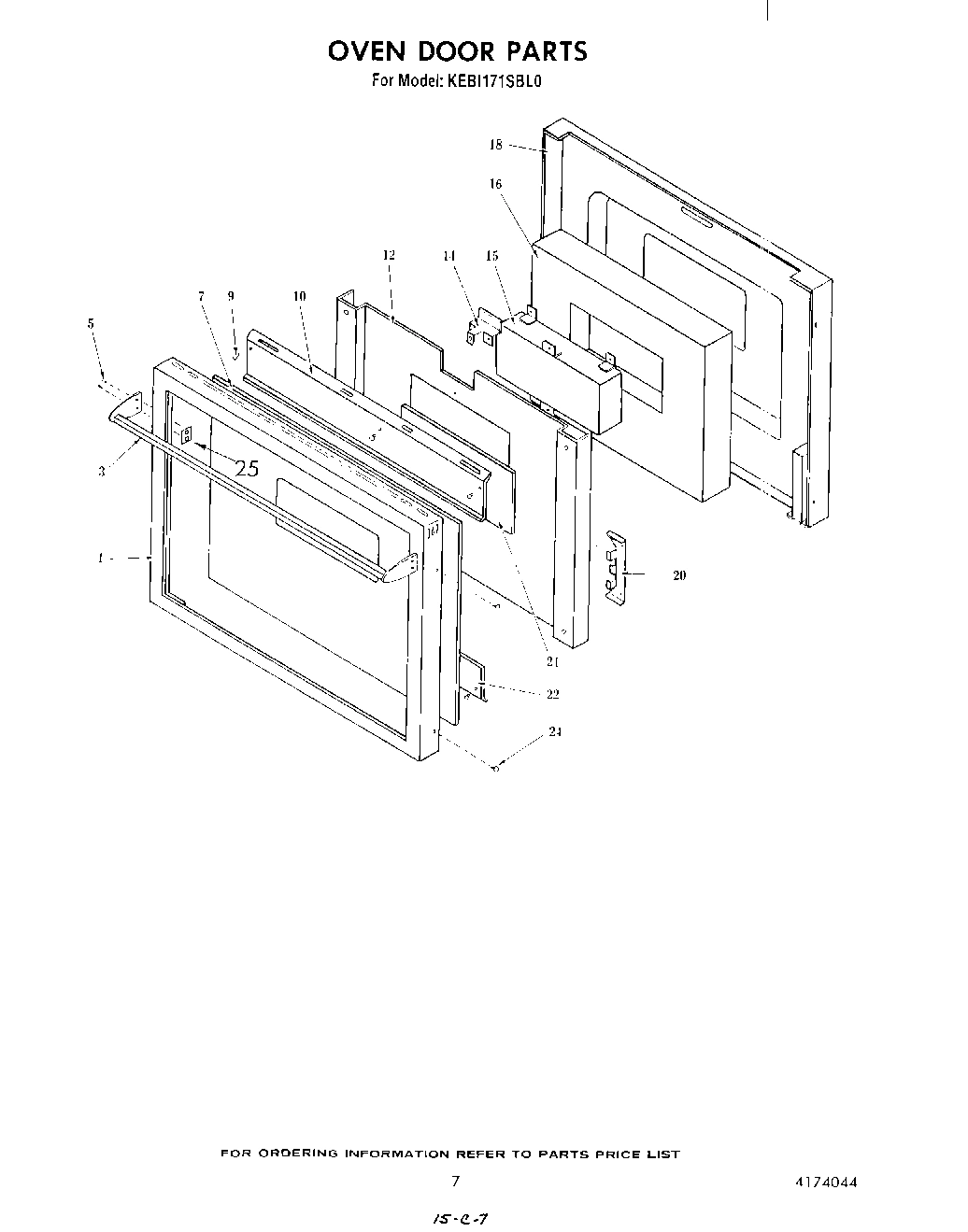 06 - OVEN DOOR , LIT/OPTIONAL