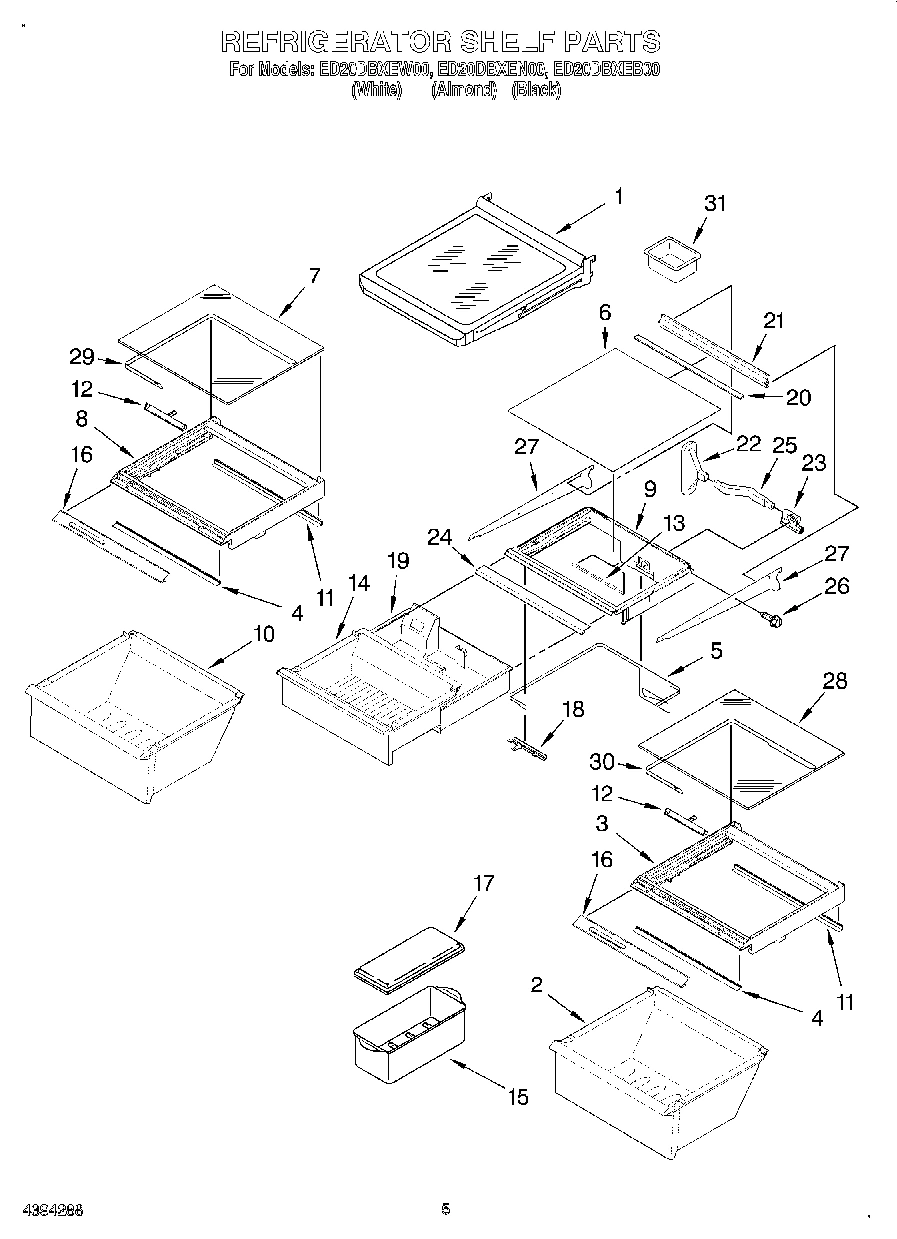 03 - REFRIGERATOR SHELF