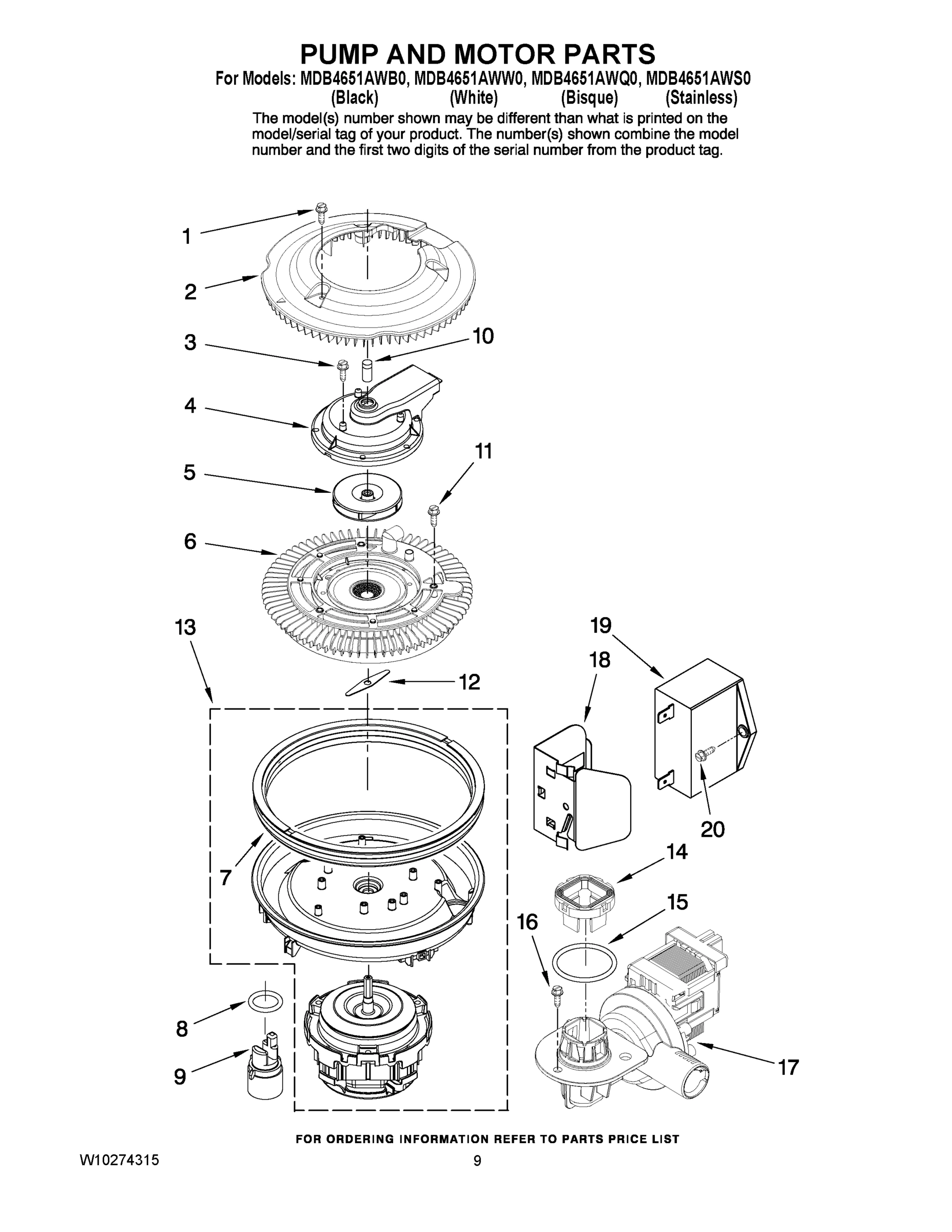 08 - PUMP AND MOTOR PARTS