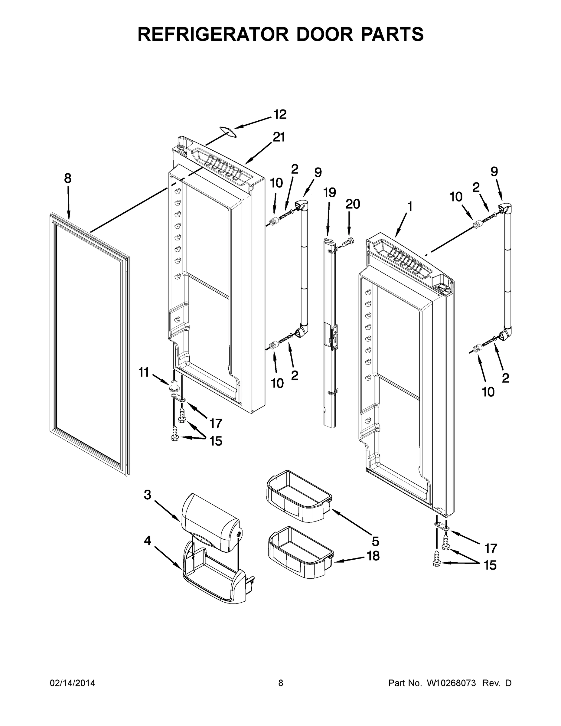 05 - REFRIGERATOR DOOR PARTS