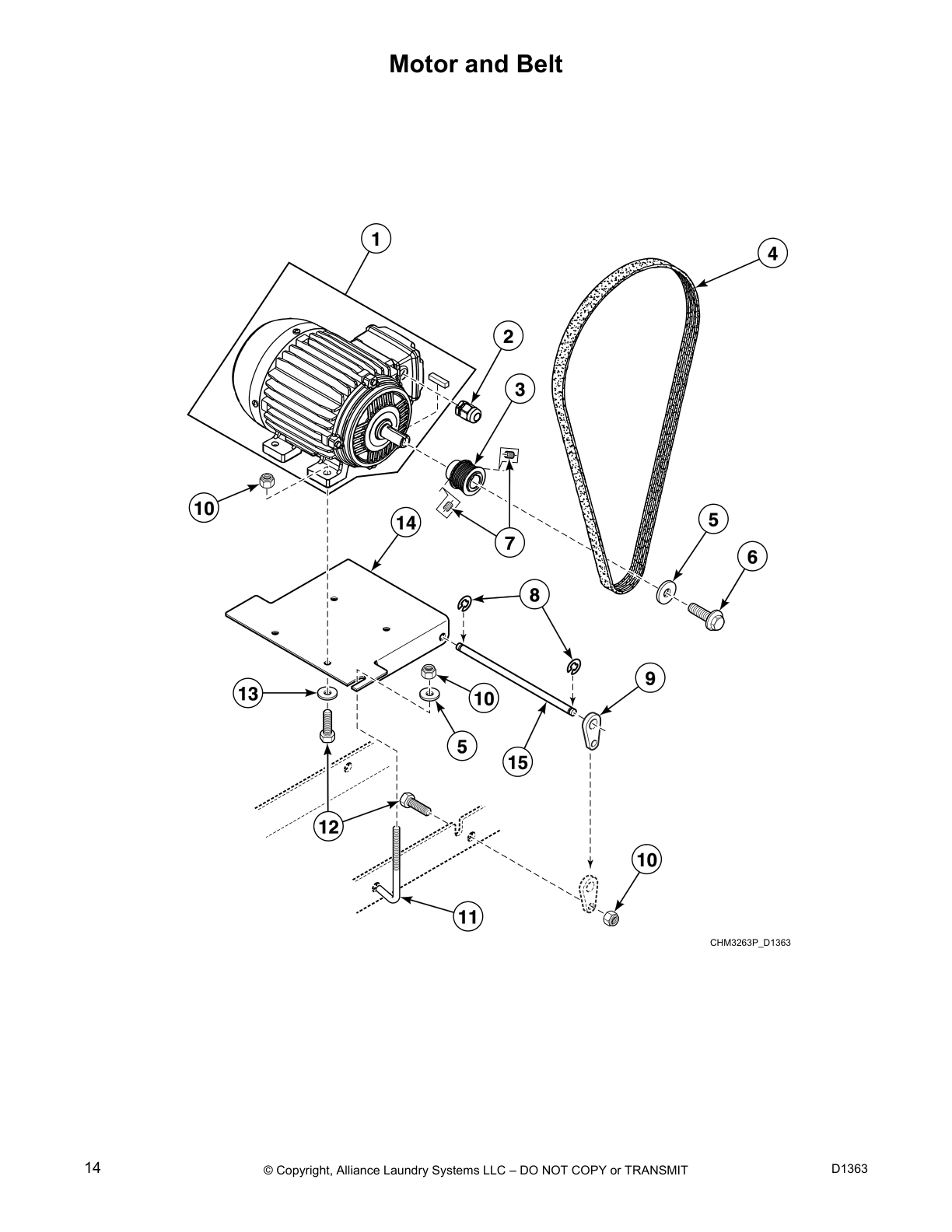 Motor and Belt