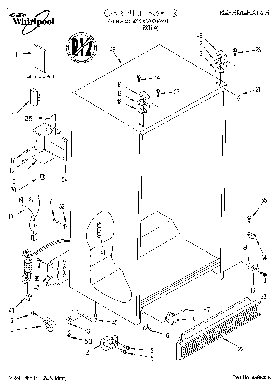 01 - CABINET, LITERATURE