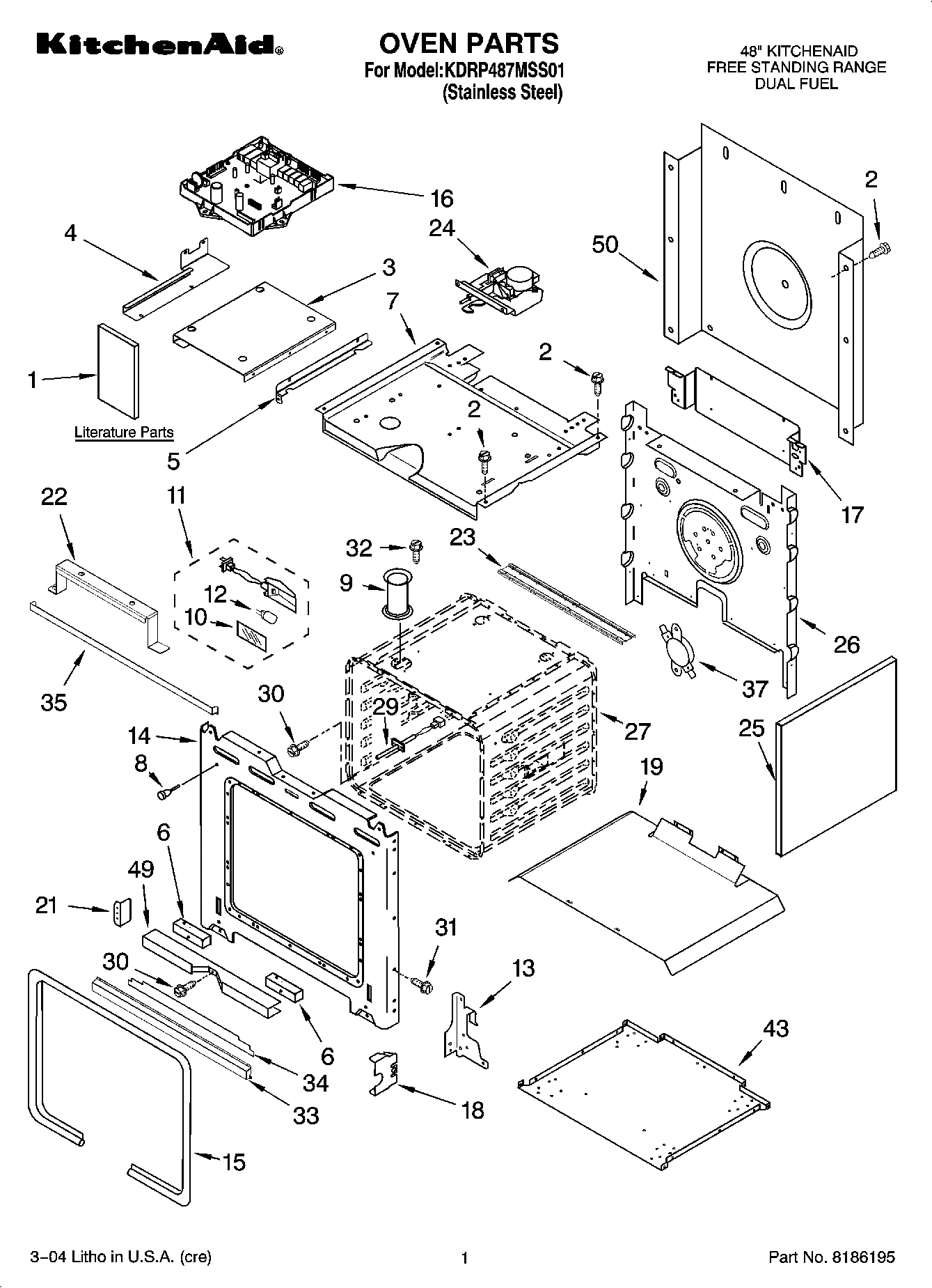 01 - OVEN PARTS