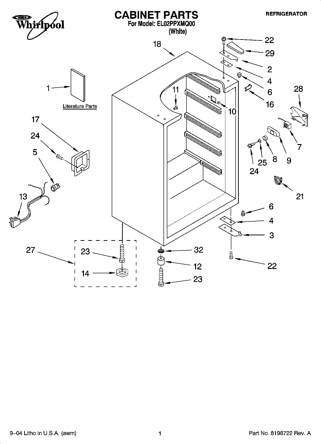 01 - CABINET PARTS