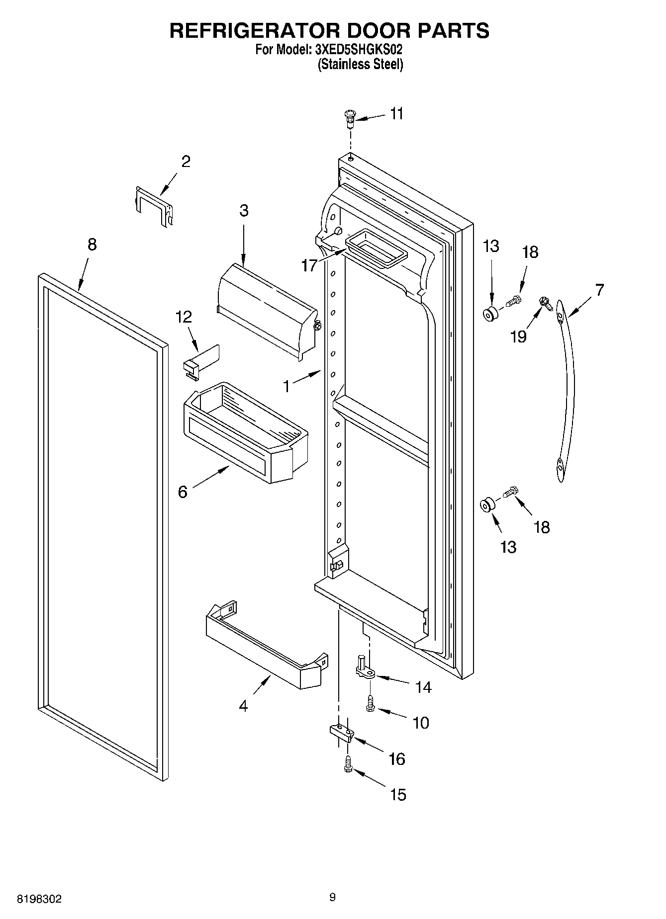 06 - REFRIGERATOR DOOR PARTS