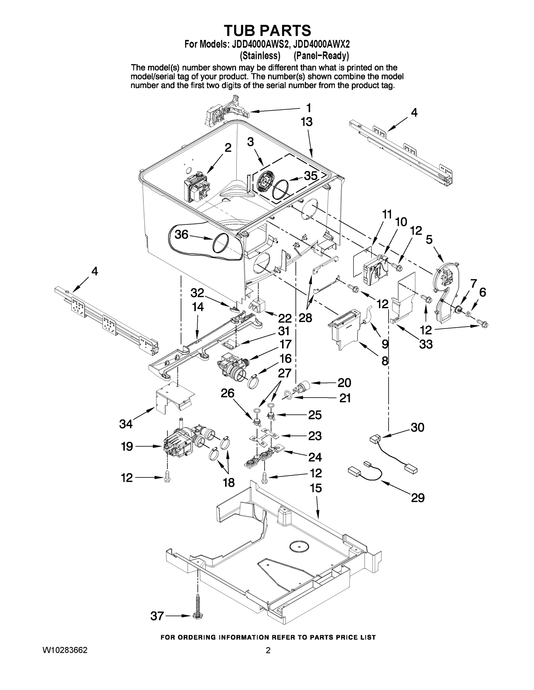 02 - TUB PARTS