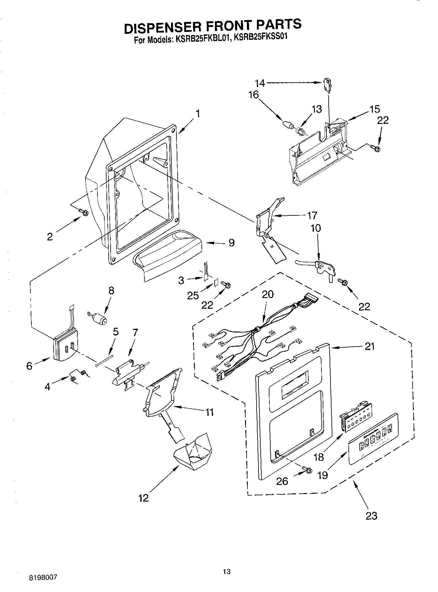 08 - DISPENSER FRONT