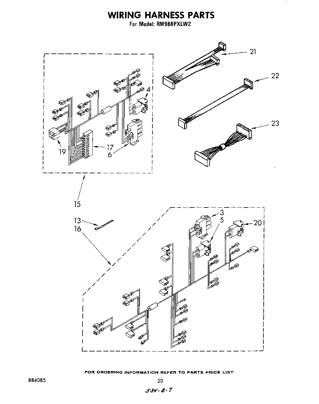11 - WIRING HARNESS , LITERATURE AND OPTIONAL