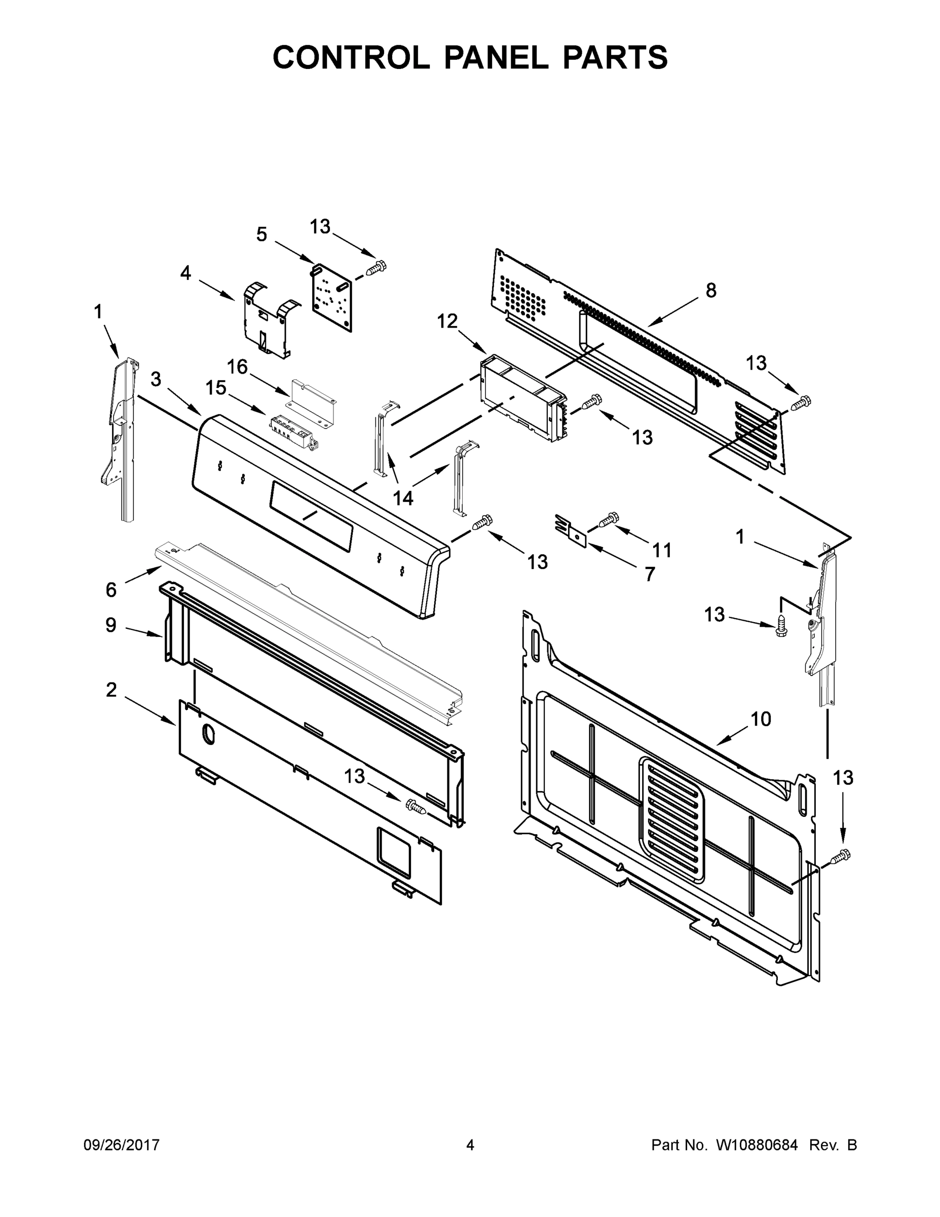 03 - CONTROL PANEL PARTS