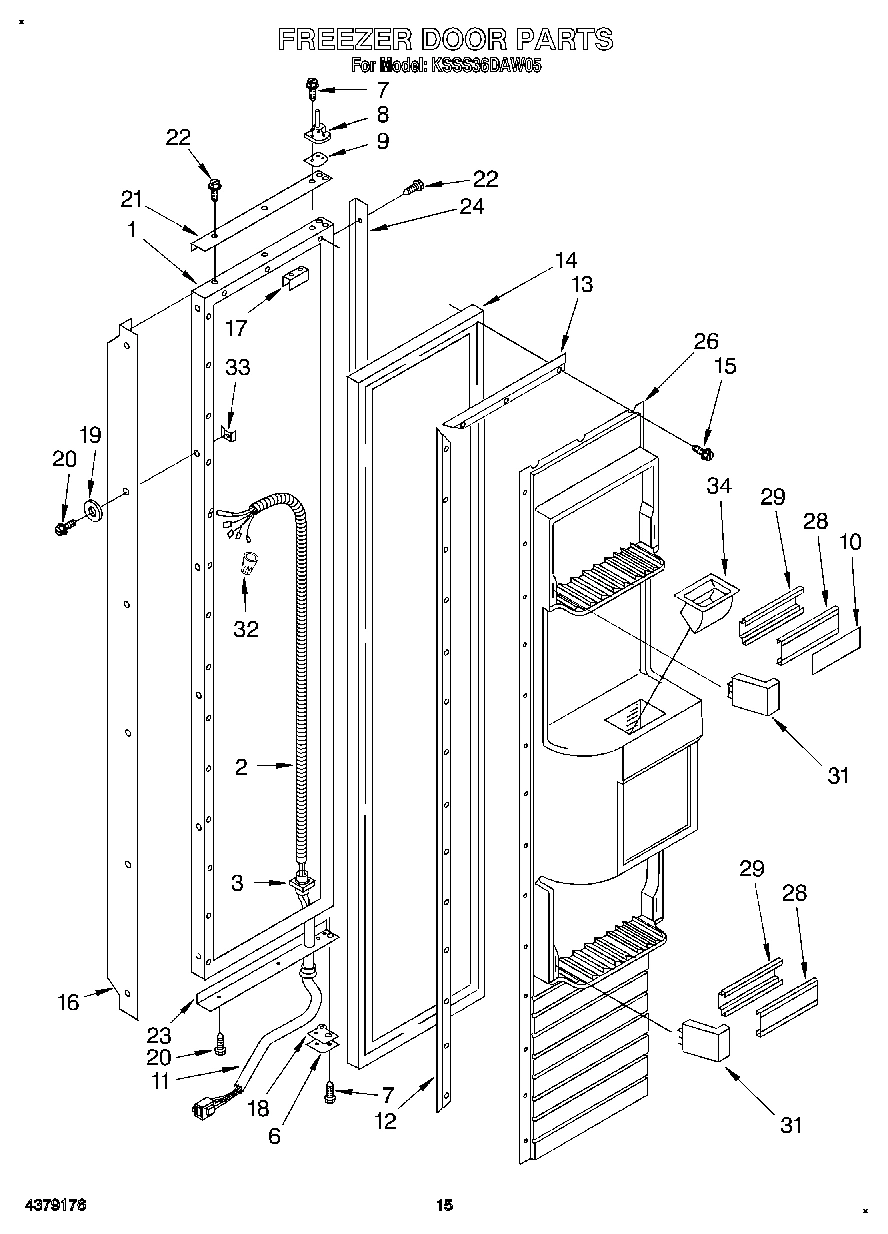 11 - FREEZER DOOR