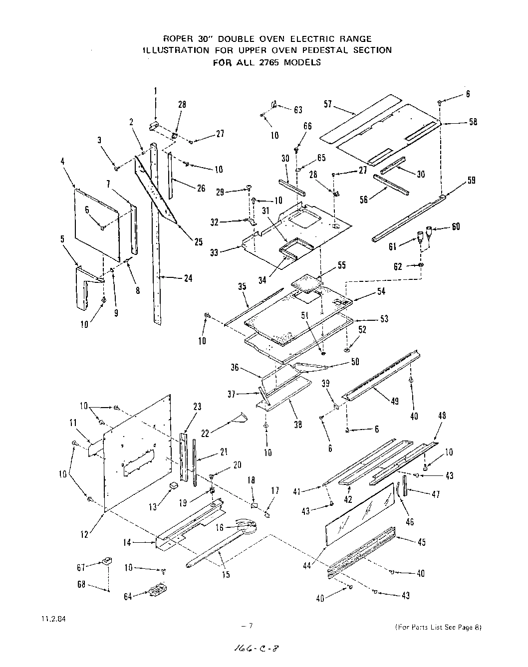 07 - UPPER OVEN PEDESTAL