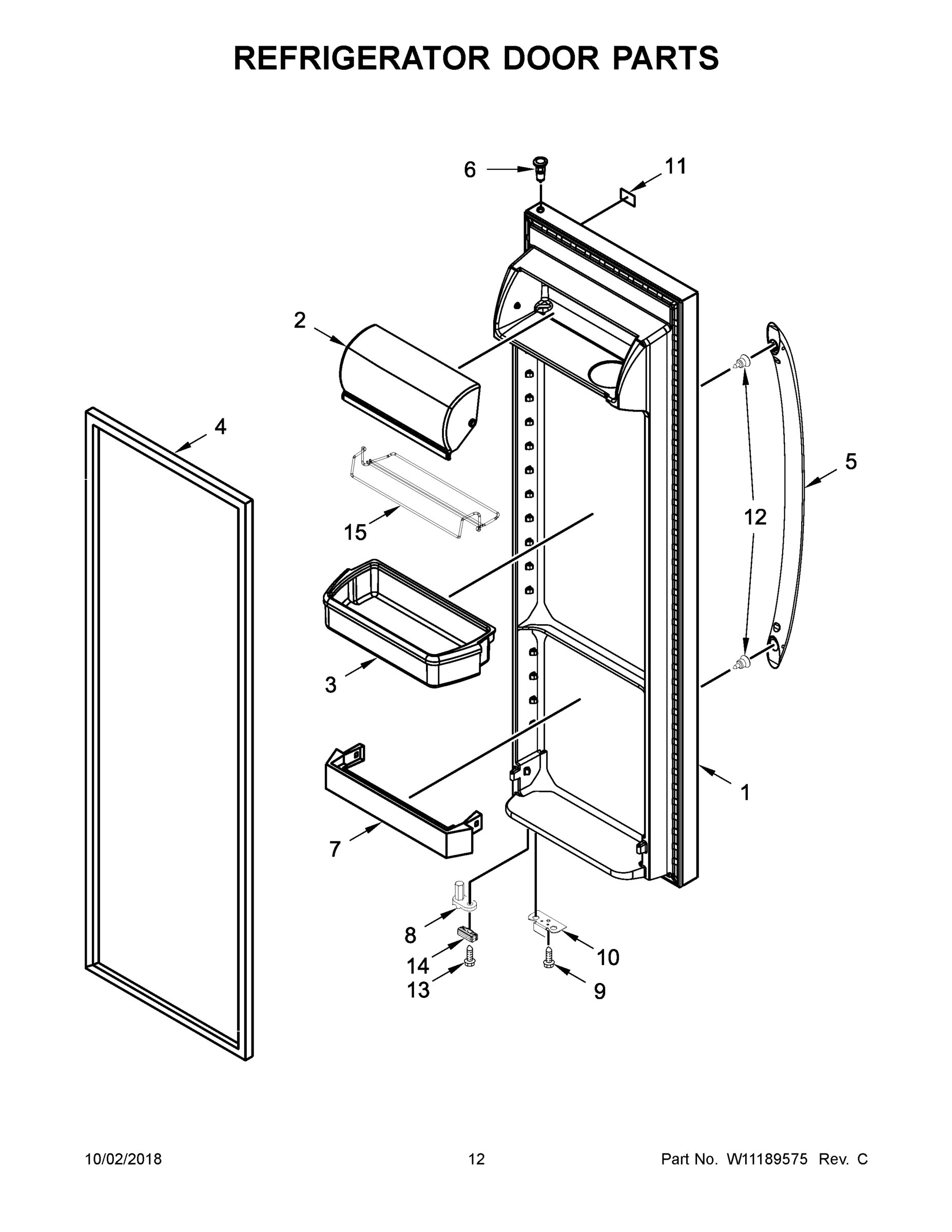 07 - REFRIGERATOR DOOR PARTS