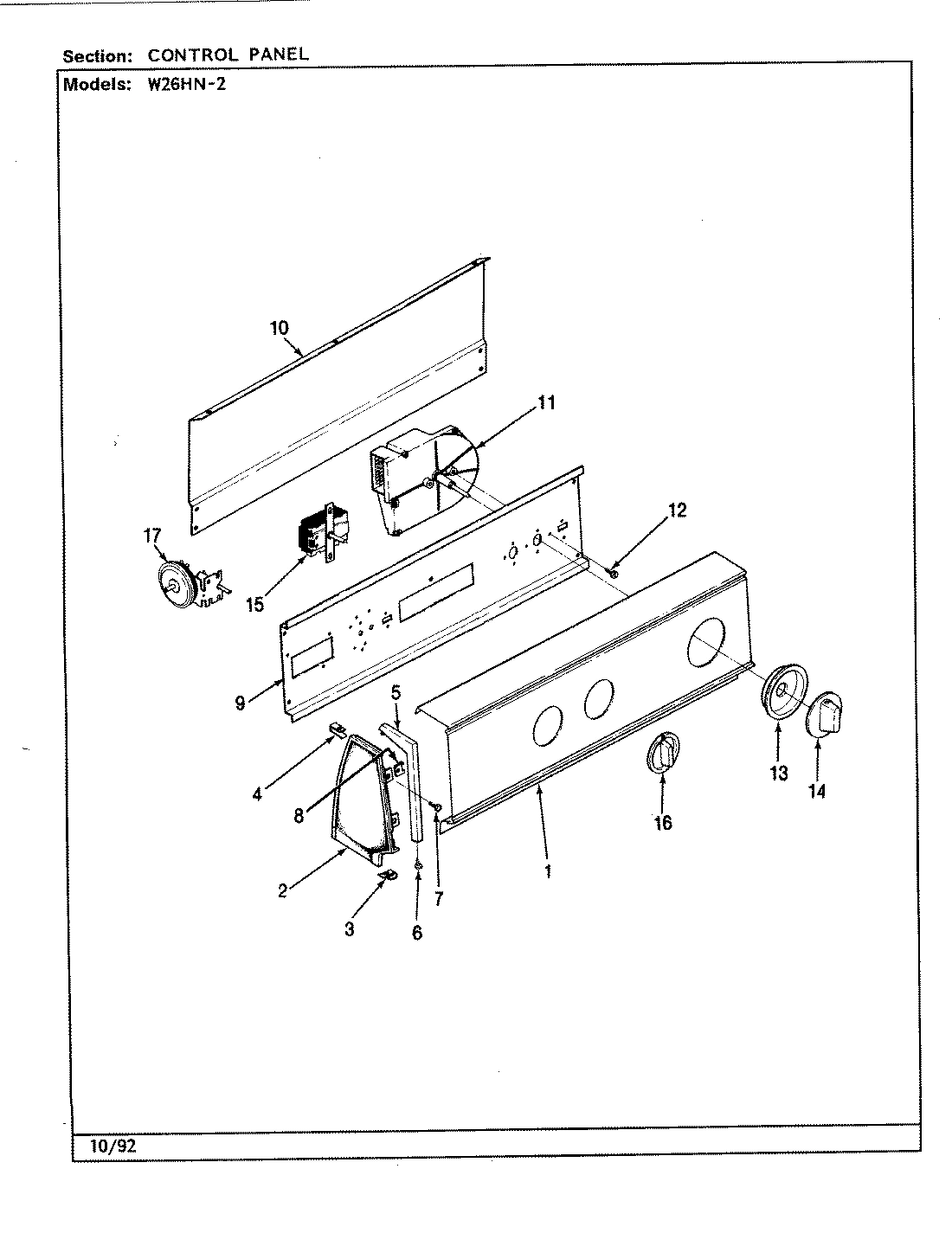 06 - CONTROL PANEL (W26HN2)