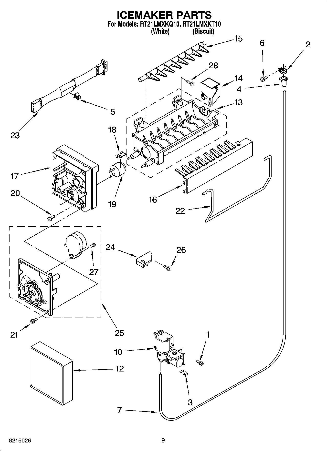 05 - ICEMAKER PARTS