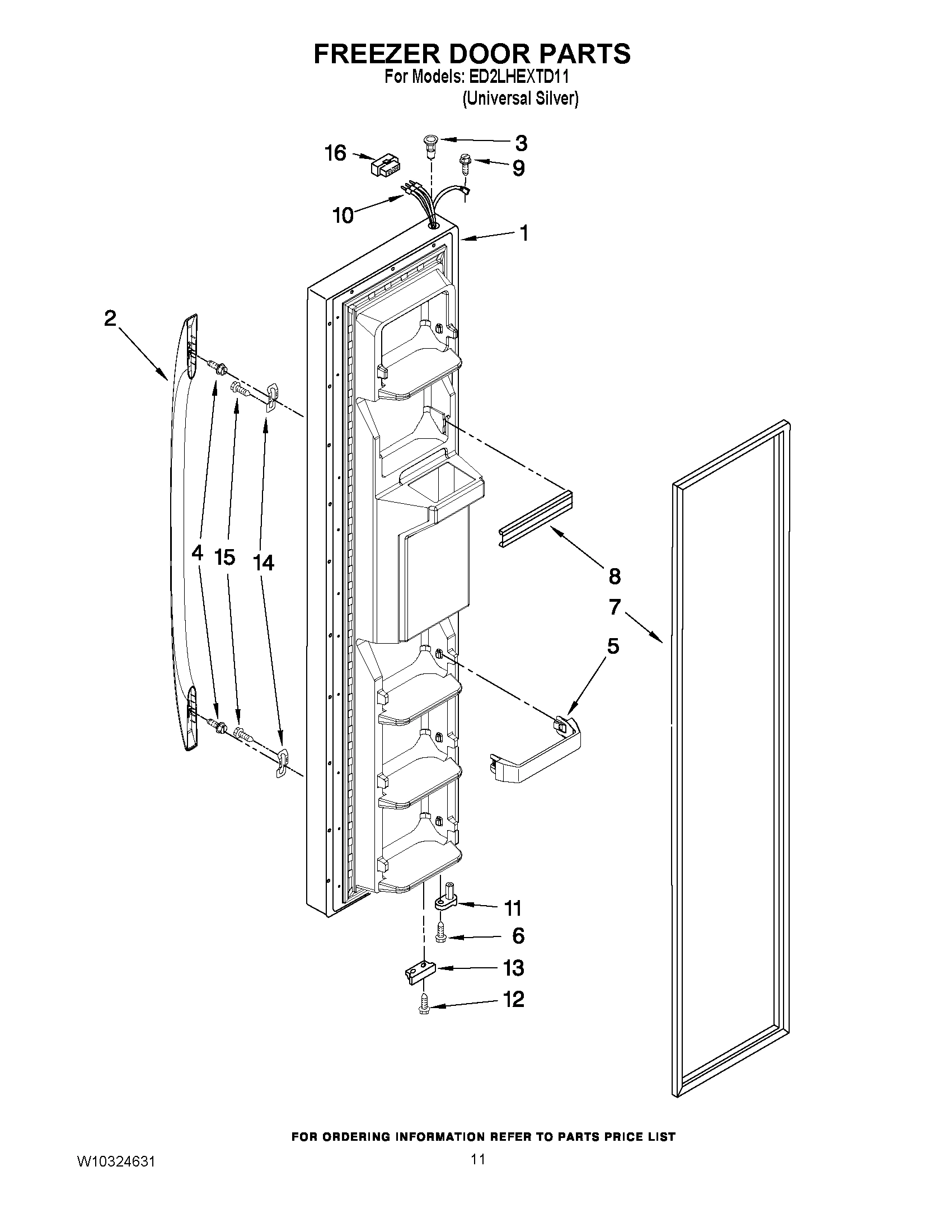 07 - FREEZER DOOR PARTS