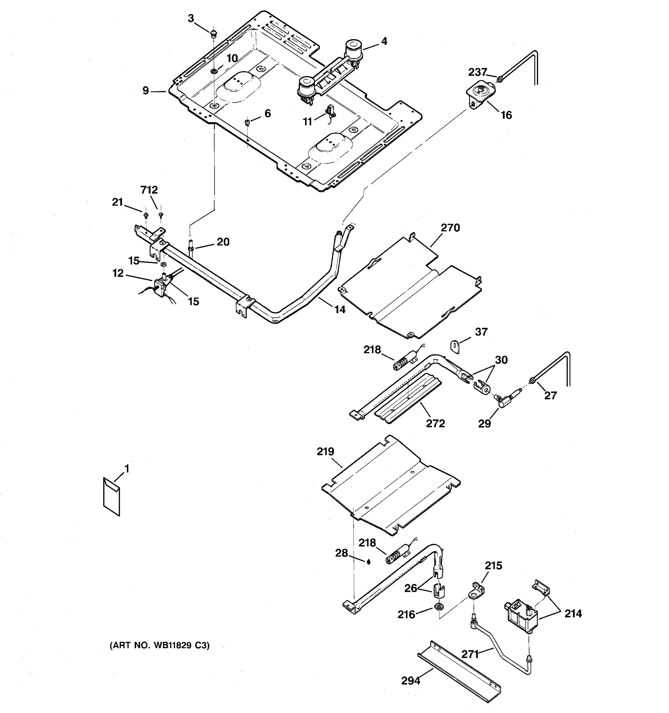 GAS & BURNER PARTS