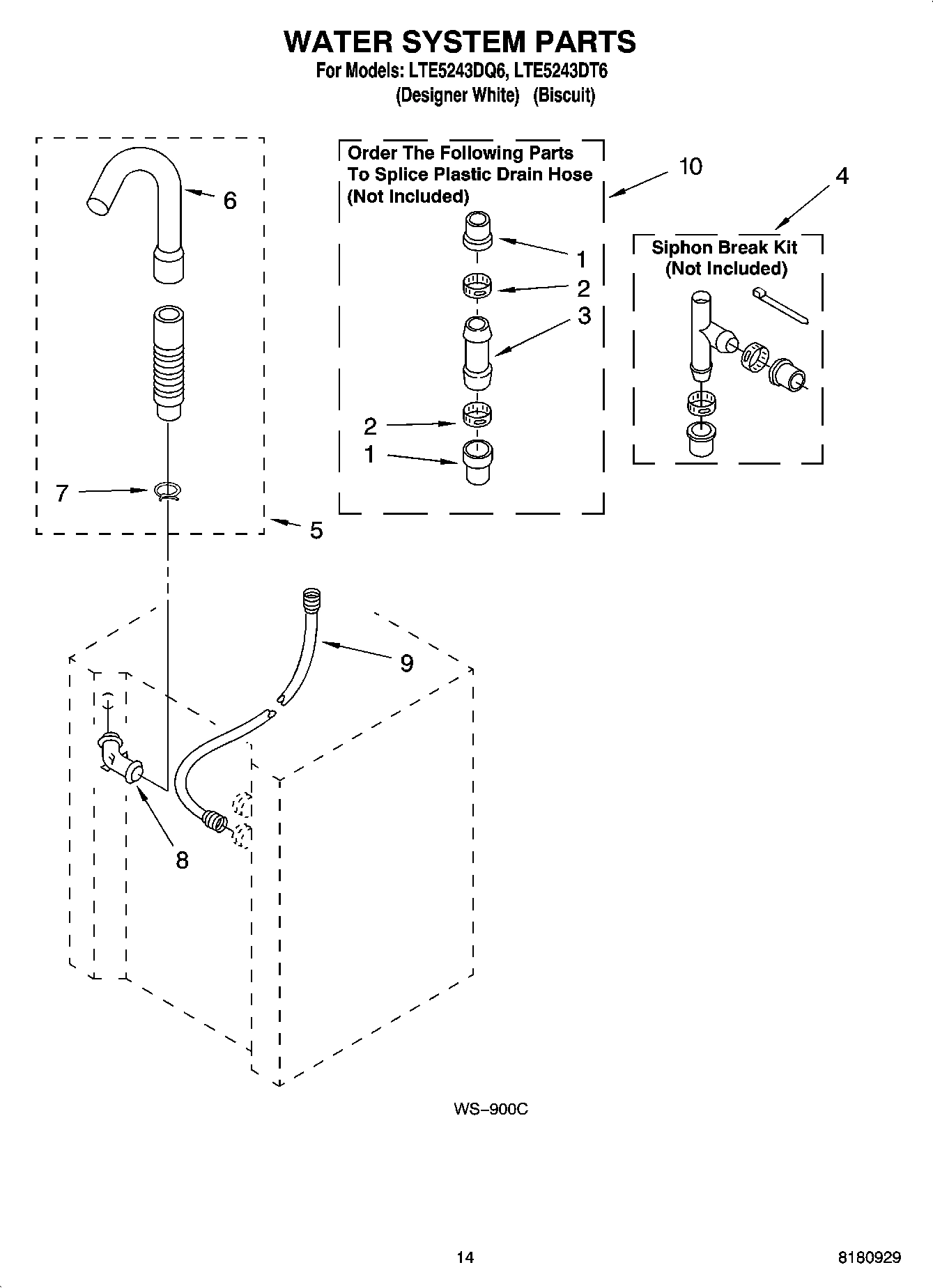11 - WATER SYSTEM PARTS
