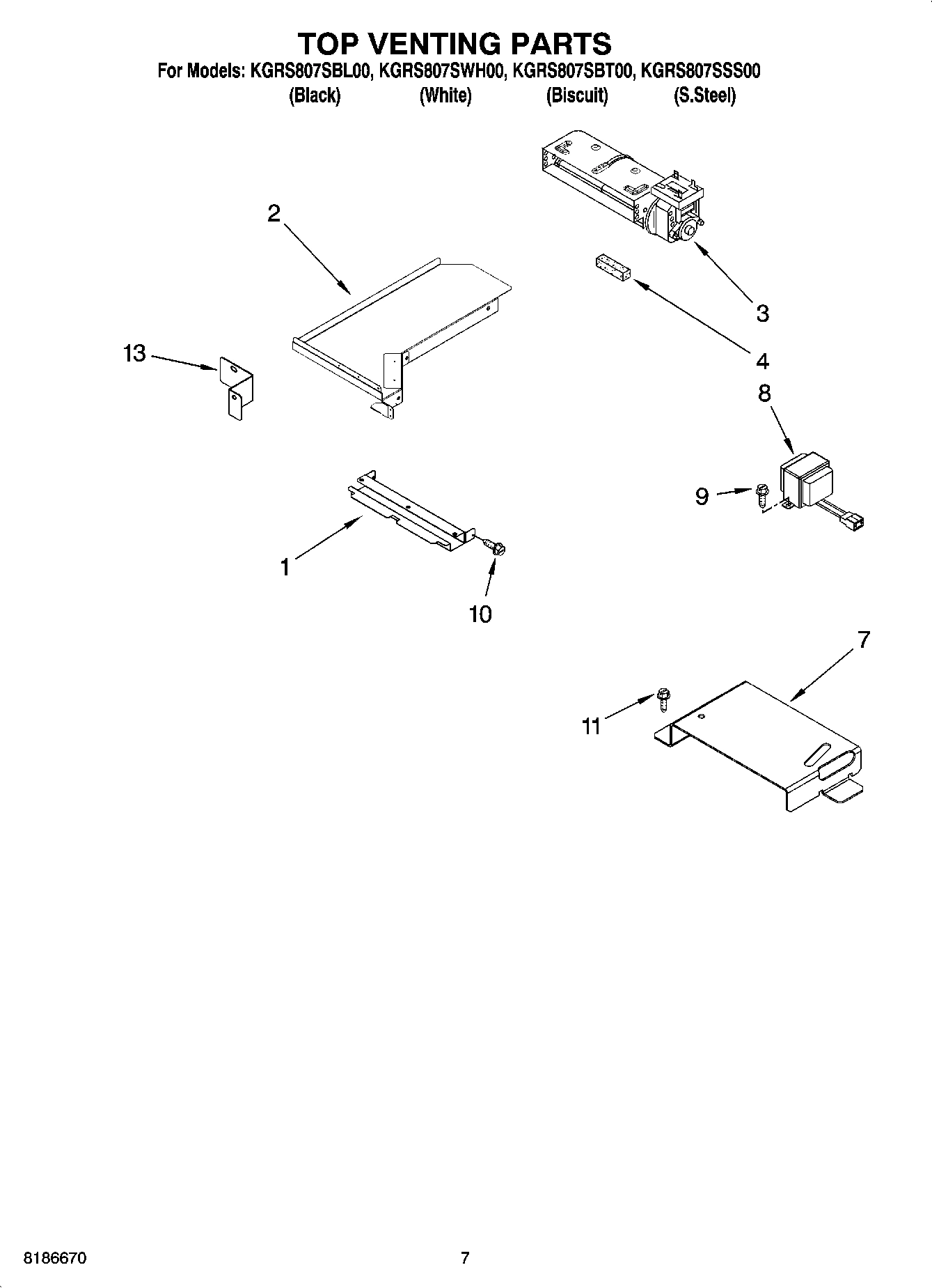 04 - TOP VENTING PARTS