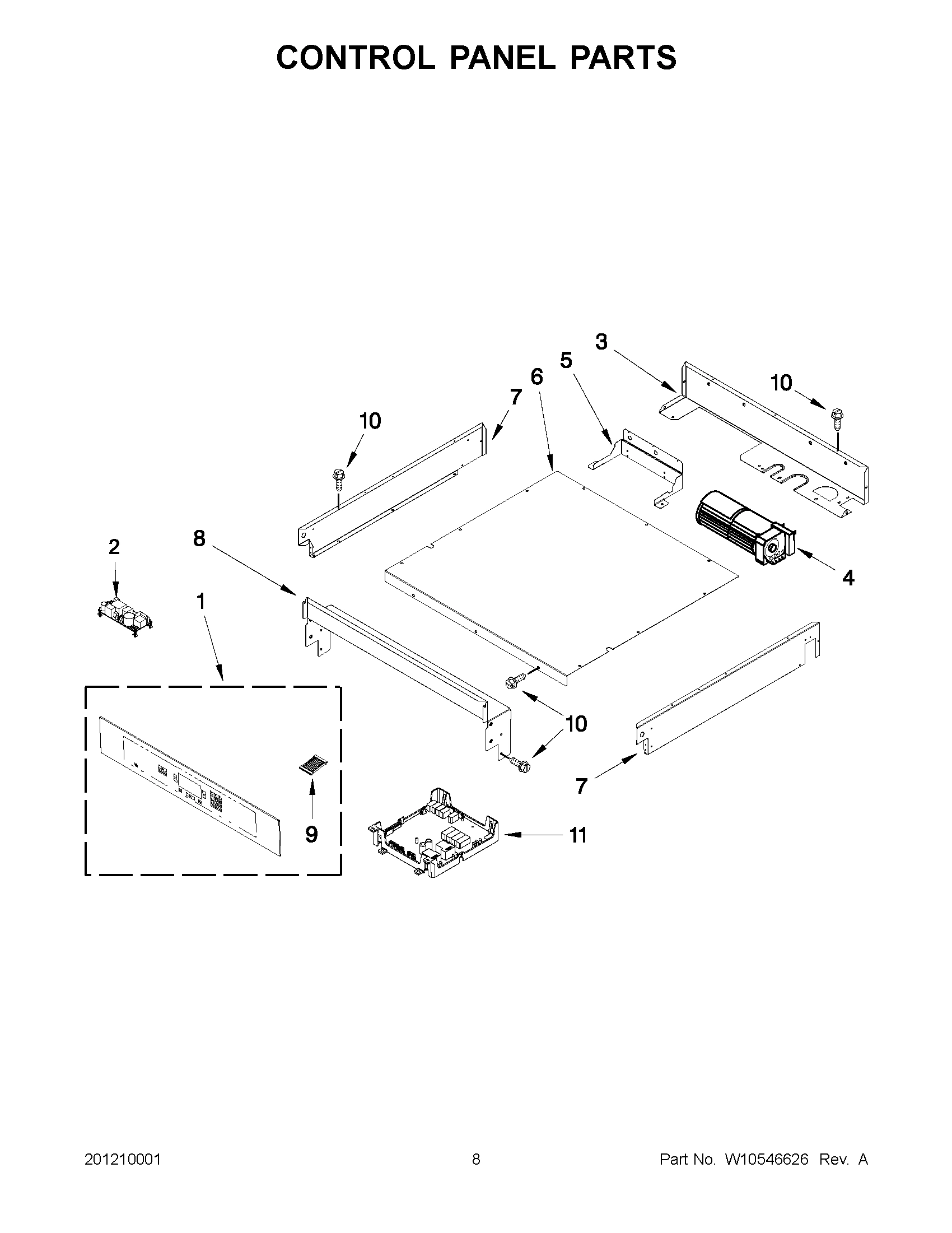 04 - CONTROL PANEL PARTS