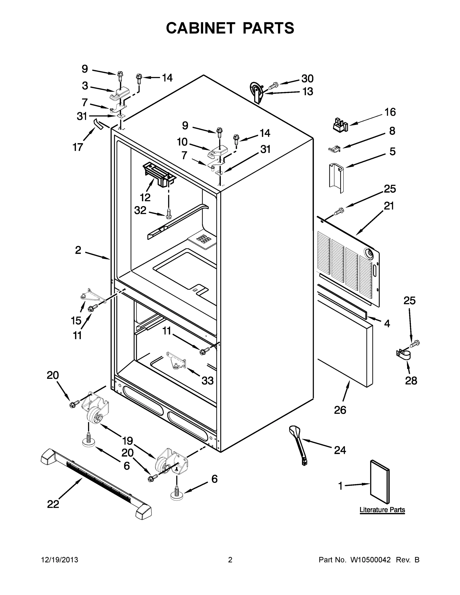 02 - CABINET PARTS