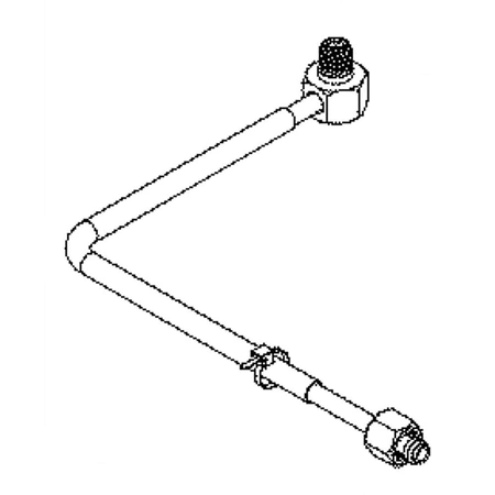 WB28X29326 GE Gas Tube Assembly Left