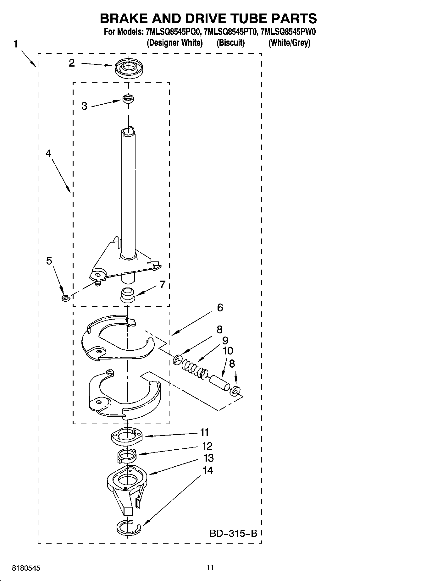07 - BRAKE AND DRIVE TUBE PARTS