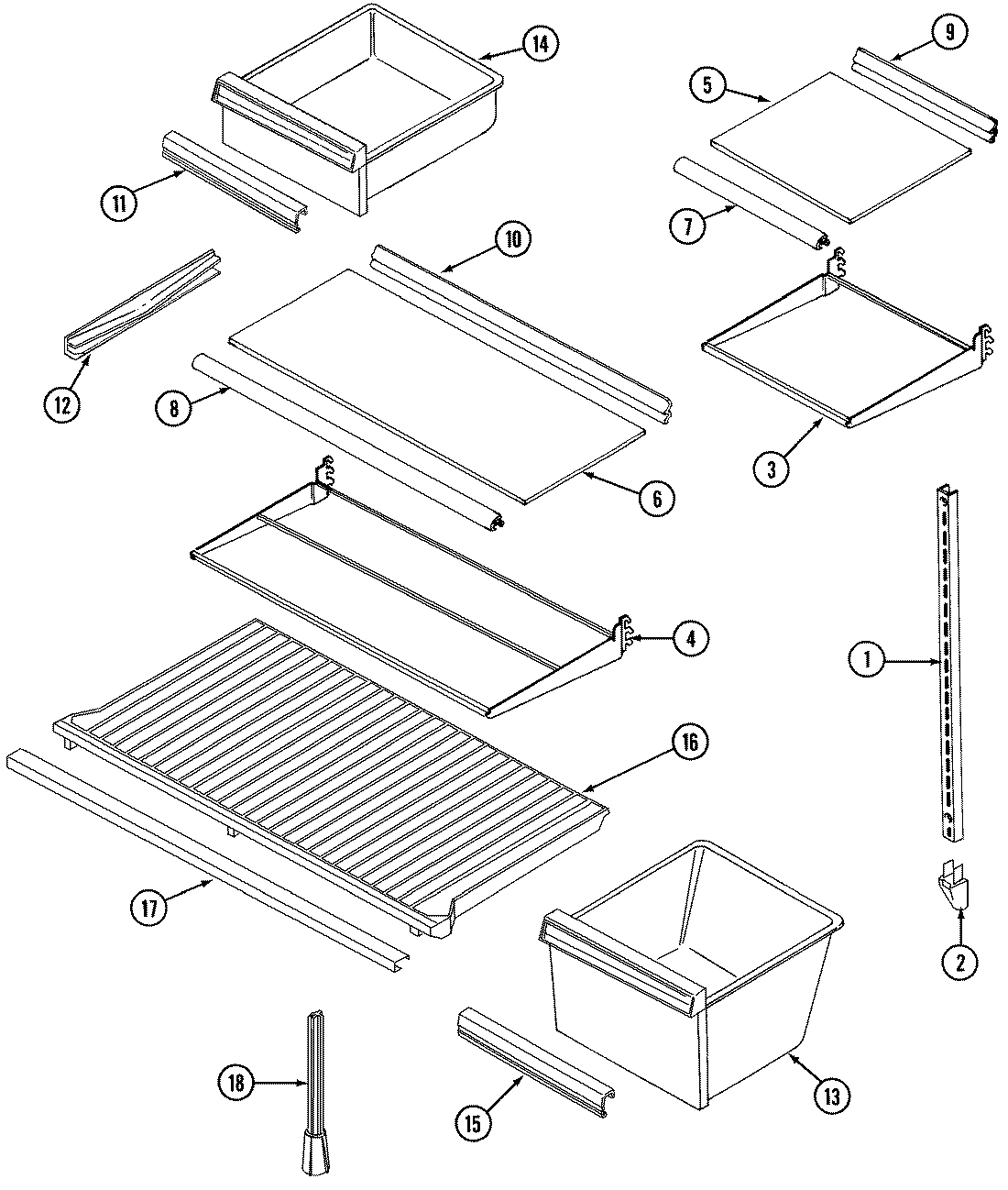 08 - SHELVES & ACCESSORIES
