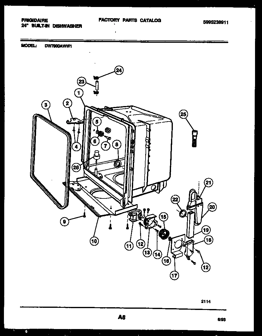 05 - TUB AND FRAME PARTS
