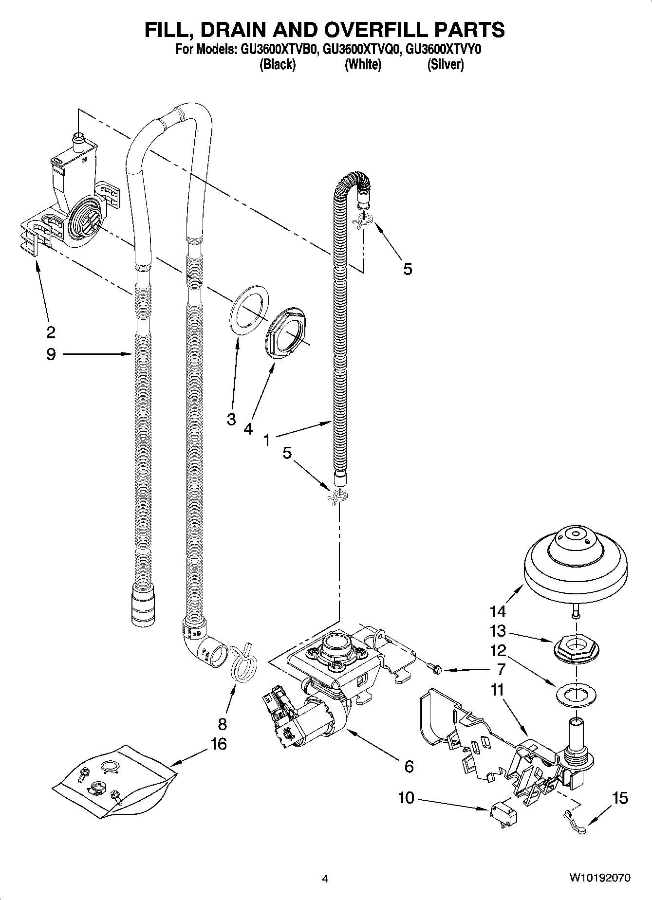 04 - FILL, DRAIN AND OVERFILL PARTS