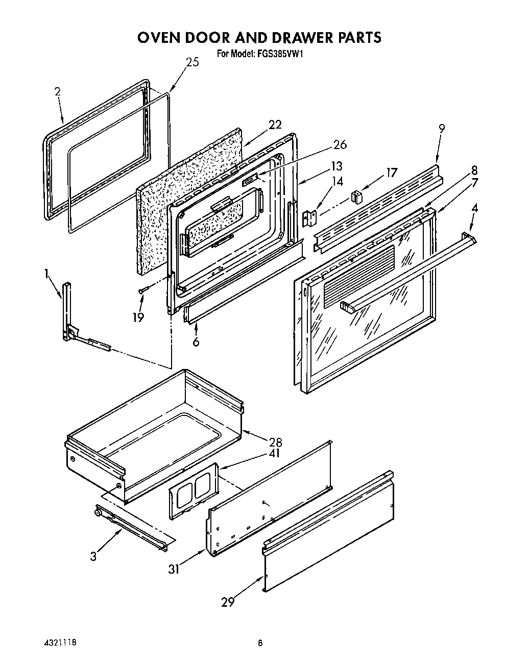 06 - OVEN DOOR AND DRAWER