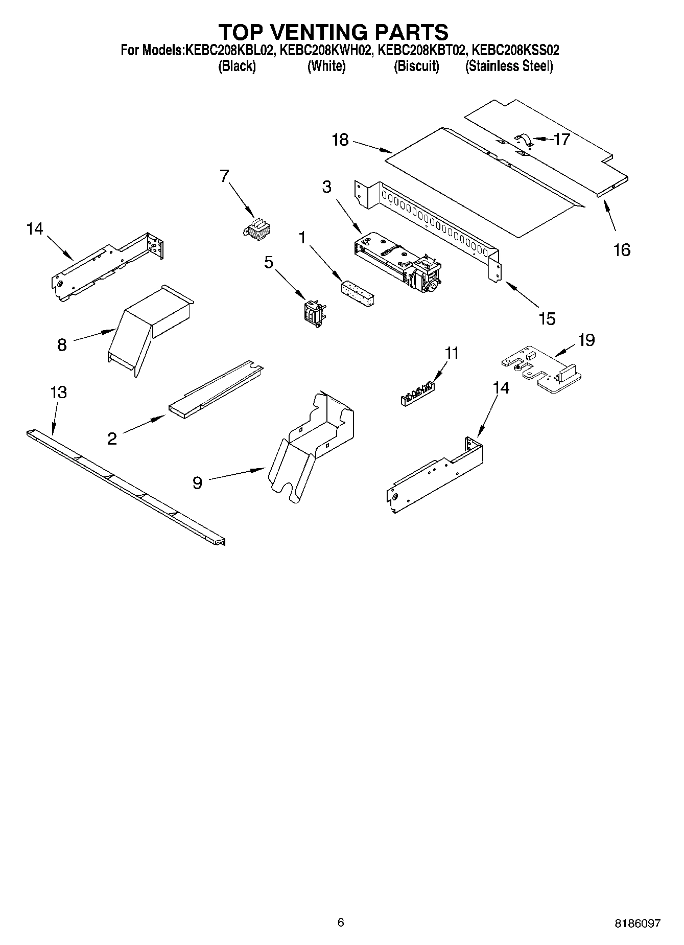 05 - TOP VENTING PARTS, OPTIONAL PARTS