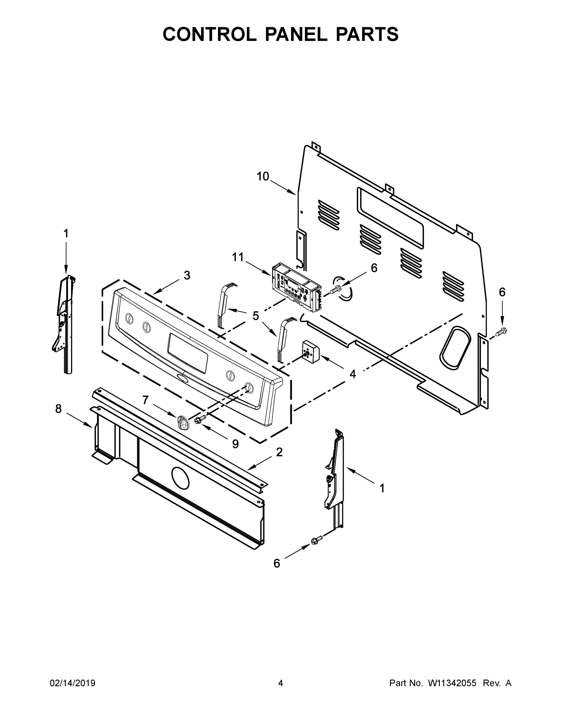 03 - CONTROL PANEL PARTS