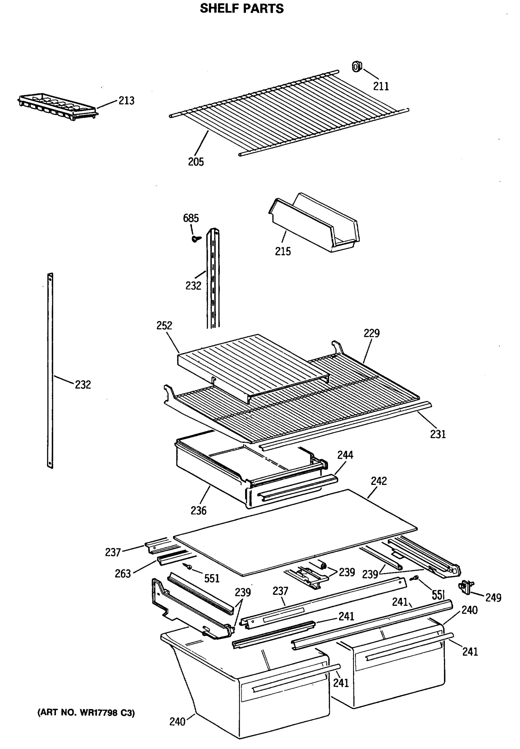 SHELF PARTS