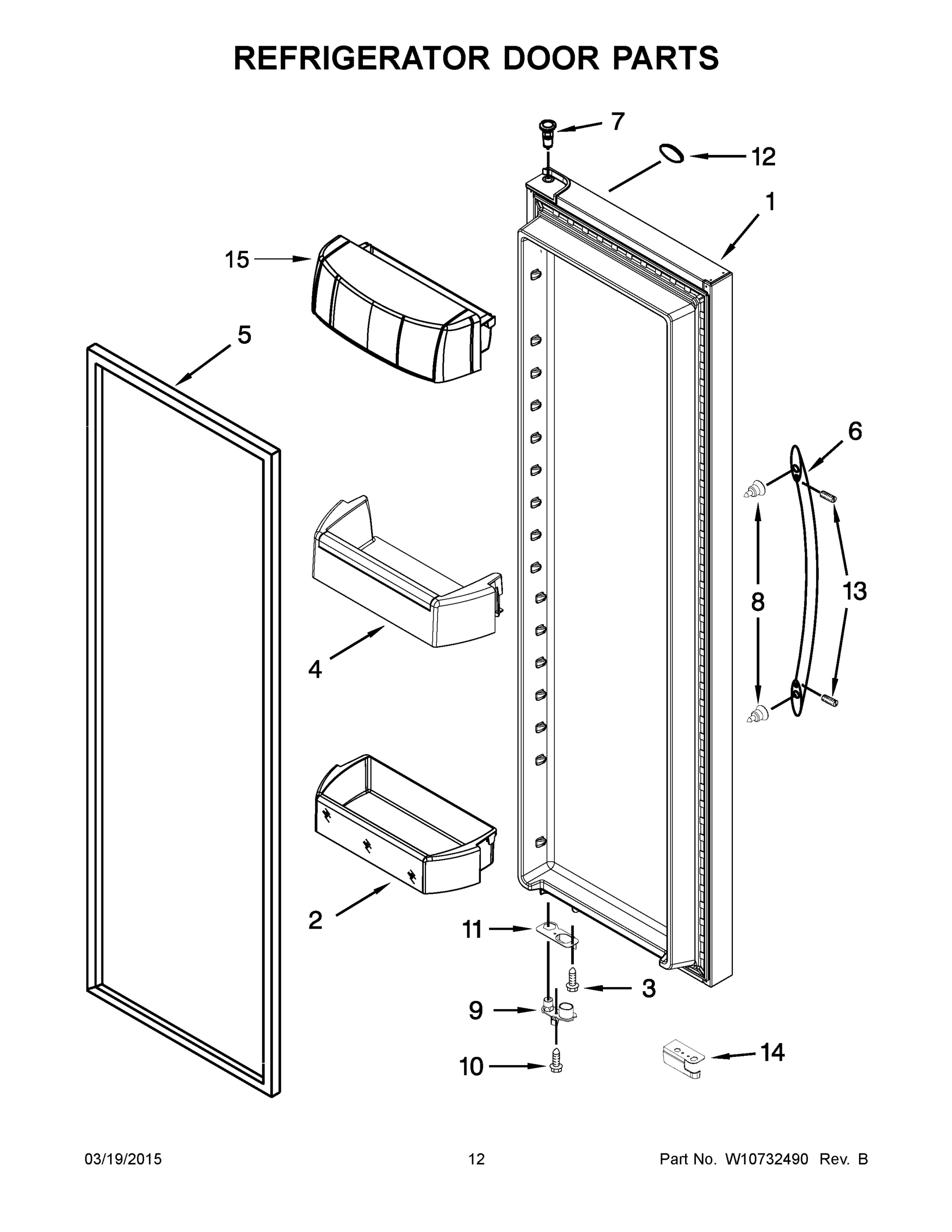 07 - REFRIGERATOR DOOR PARTS