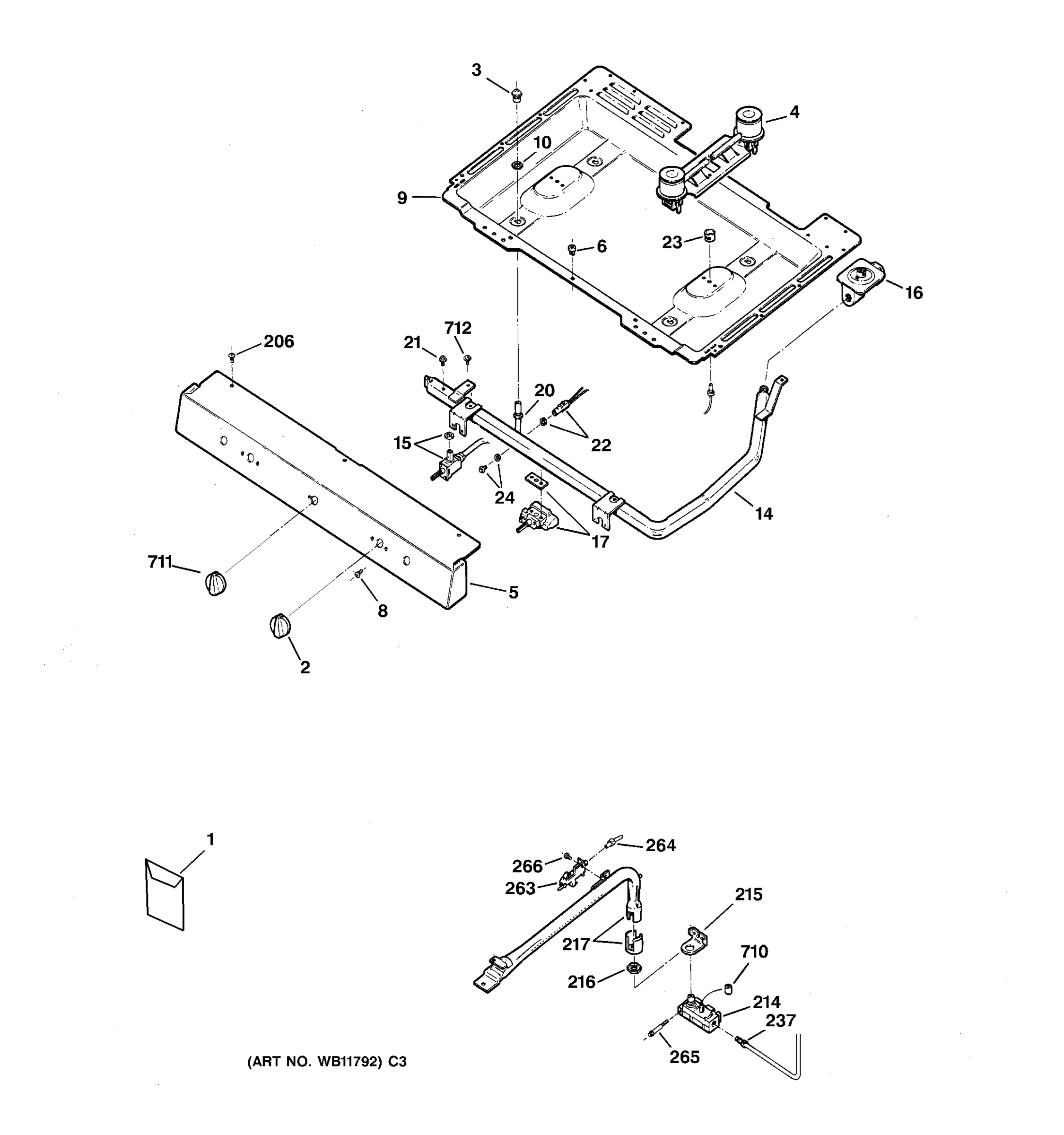 GAS & BURNER PARTS