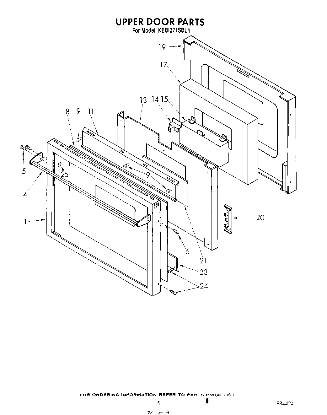 05 - UPPER DOOR , LIT/OPTIONAL