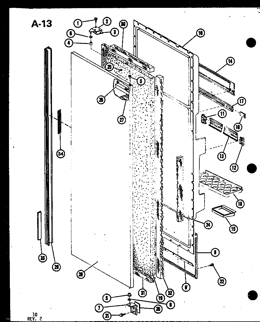 11 - REF DOOR ASSY