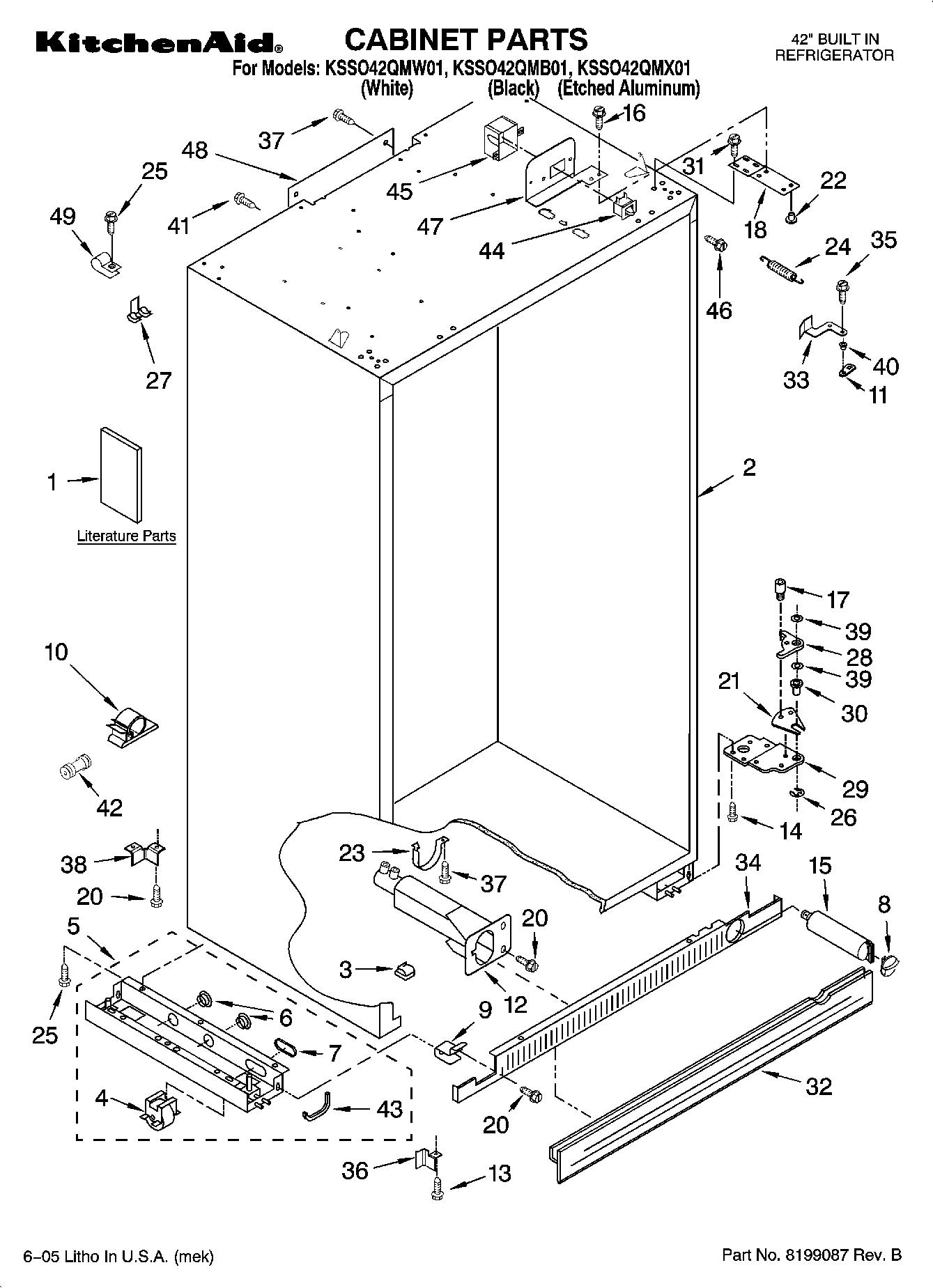 01 - CABINET PARTS