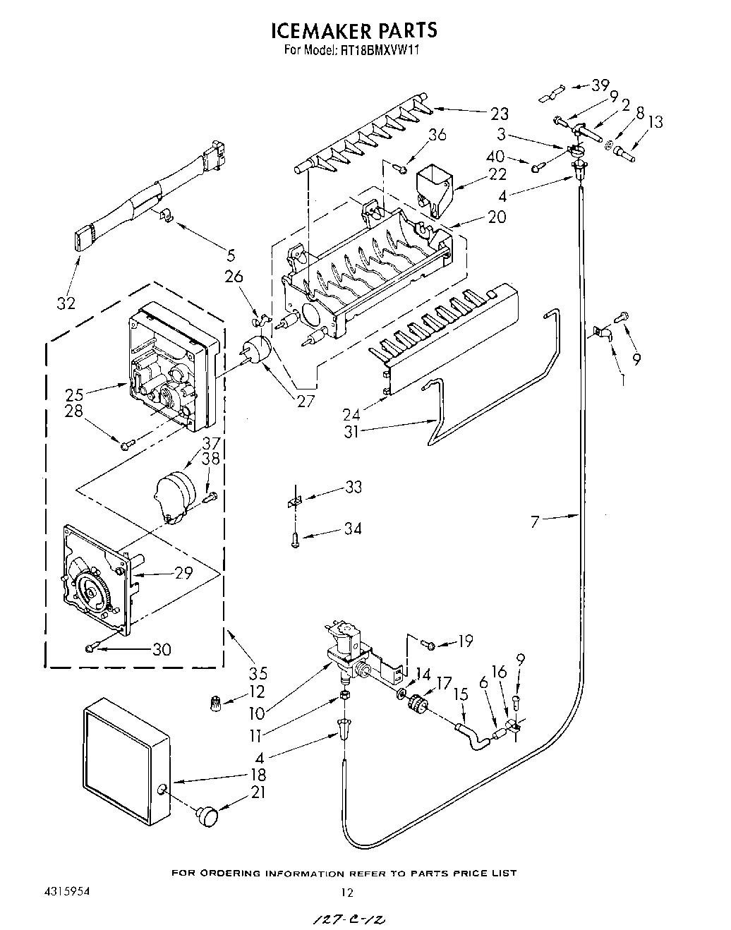 09 - ICEMAKER , NOT ILLUSTRATED