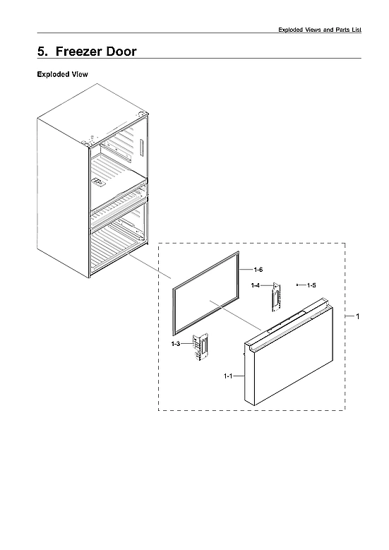 Freezer Door Parts