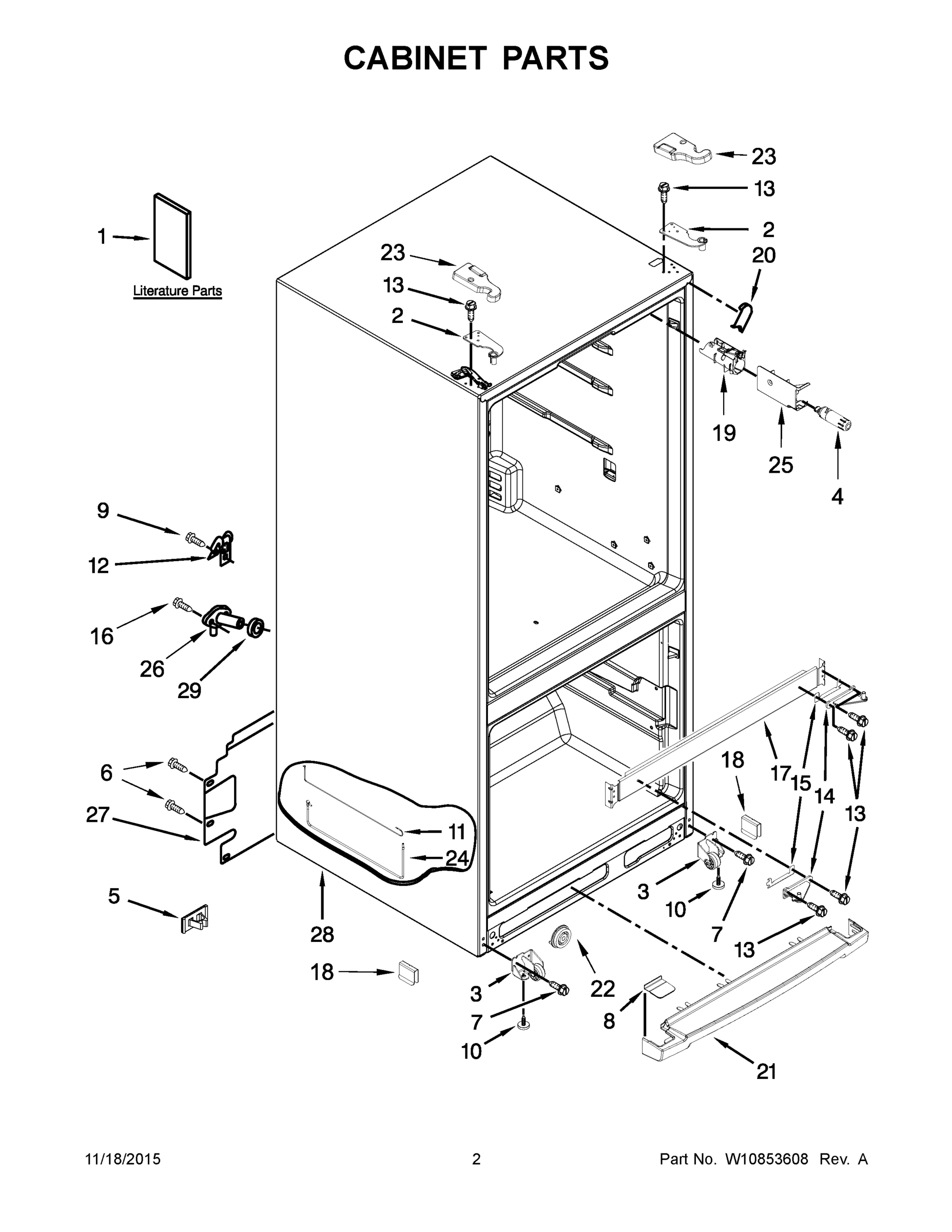 02 - CABINET PARTS