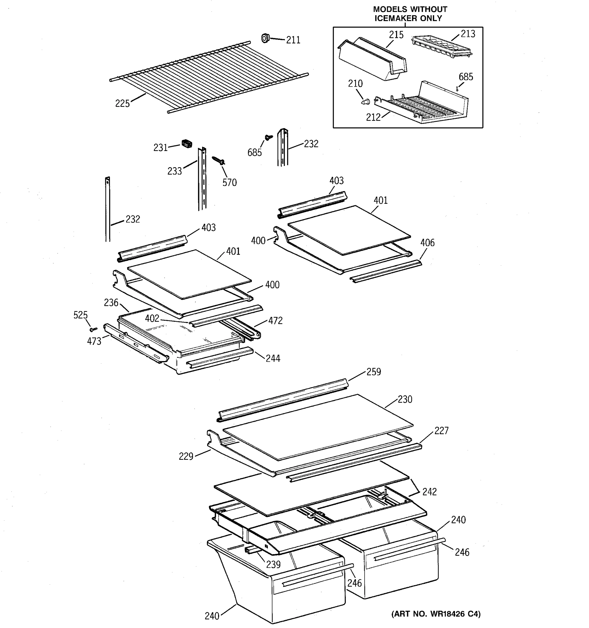 SHELF PARTS