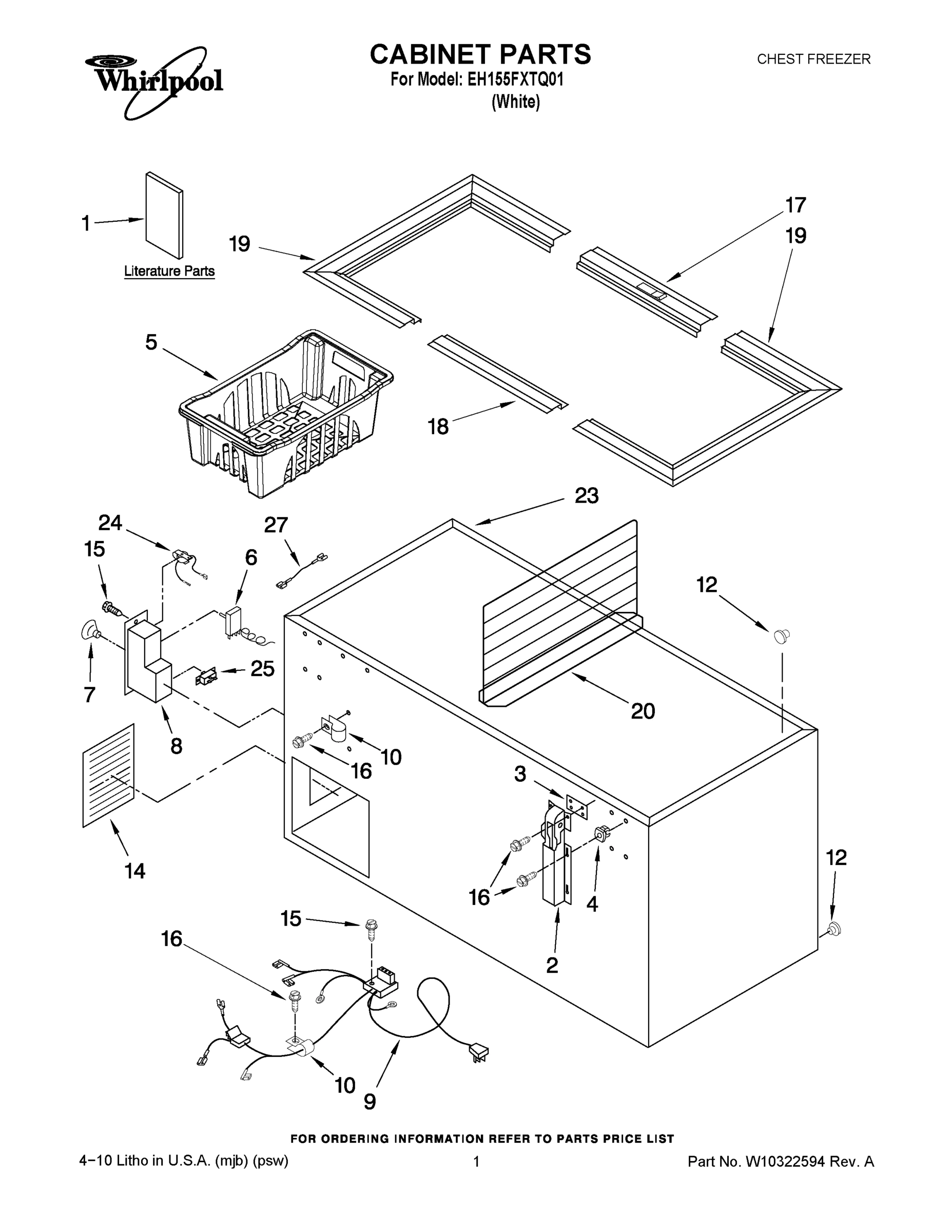 01 - CABINET PARTS